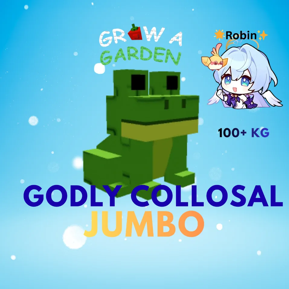 GODLY COLLOSAL JUMBO Frog - 100+KG - 15s CD - Passive Jumbo - Grow a Garden