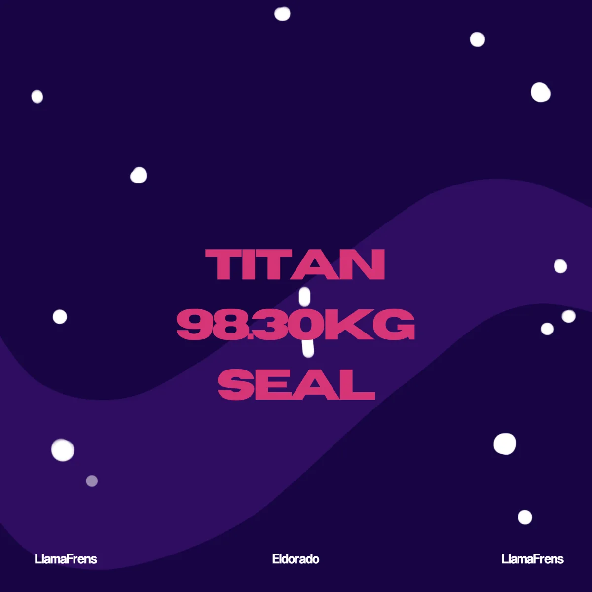 LIMITED STOCK! CHEAPEST! TITAN NIGHTMARE SEAL 98.30KG GROW A GARDEN — Account account