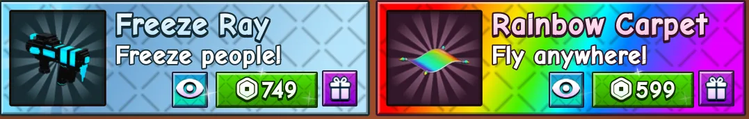 Rainbow Carpet + Freeze Ray 1348R Fast Delivery