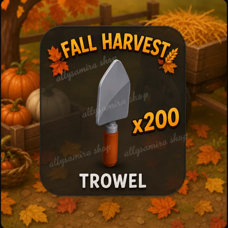 x200 Trowel Fall Harvest World