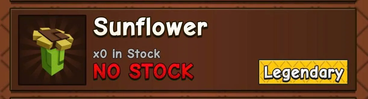 Sunflower Seed (Legendary)