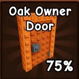 OAK OWNER DOOR x2 GROW A GARDEN 2 FAST DELIVERY ! CHEAPEST ! (VIA MAILBOX) (Legendary)