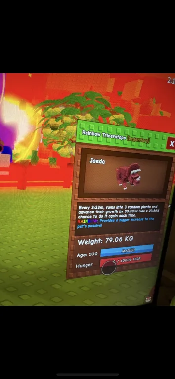 Triceratops rainbow 79.06kg!!! — Account account