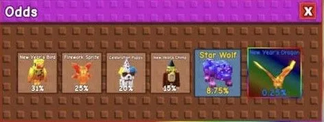 10x Premium New Years Eggs