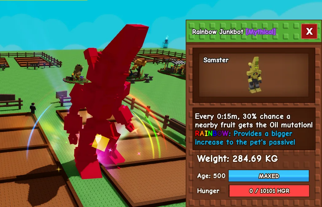284.69kg Rainbow Junkbot