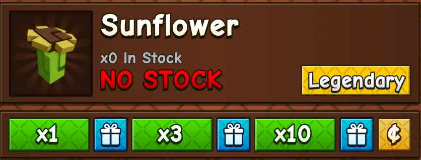 Sunflower x1 599R Seed Grow A Garden 2 Send via Gift - Instant Delivery(24/7 Online ) — Account account