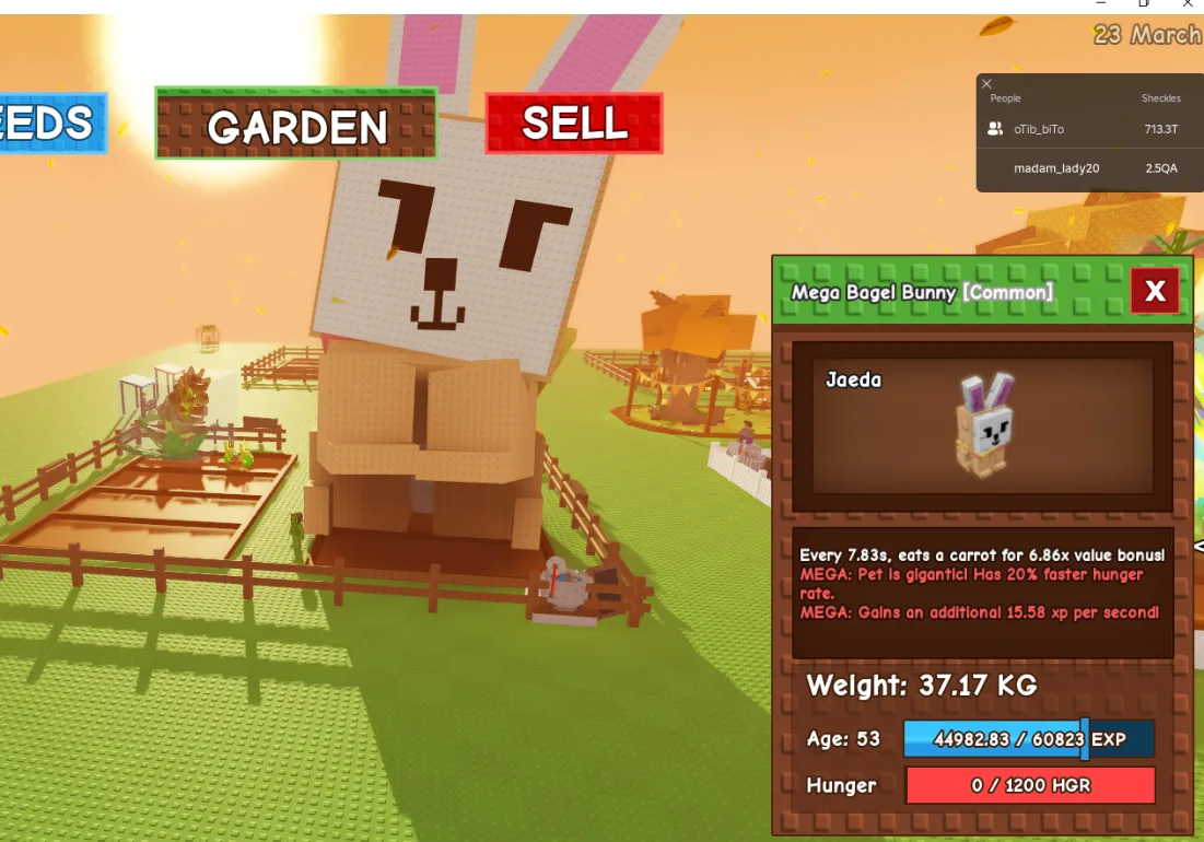 TITANIC HUGE GIANT MEGA BAGEL BUNNY (MEGA MUTATION) 37+KG 53AGE // STILL GROWING // CLEAN // CHEAP — Account account