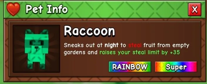 Raccoon (Super)