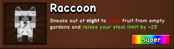 Raccoon (Super) — Account account