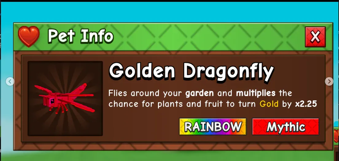Golden Dragonfly