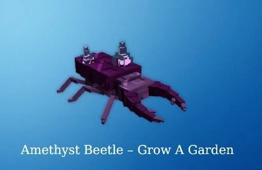 Pet each unit 0,50 (Get 2 For 1 ) Amethyst Beetle Grow a Garden Instant Delivery Safe trade GAG — Account account