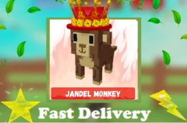 Jandel Monkey Pet Grow a Garden 2 Fast Delivery (Mythic)