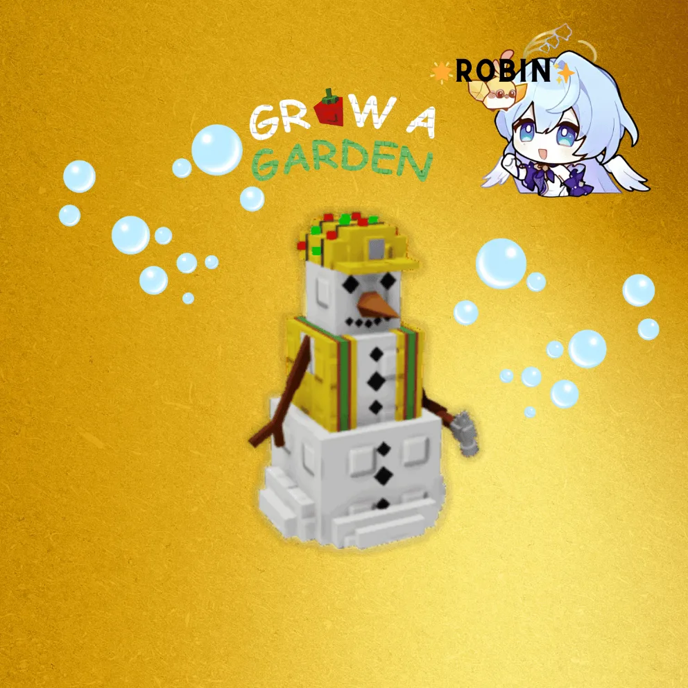 Giant Snowman Builder - Exclusive Pet Cosmetic Castle - Grow a Garden