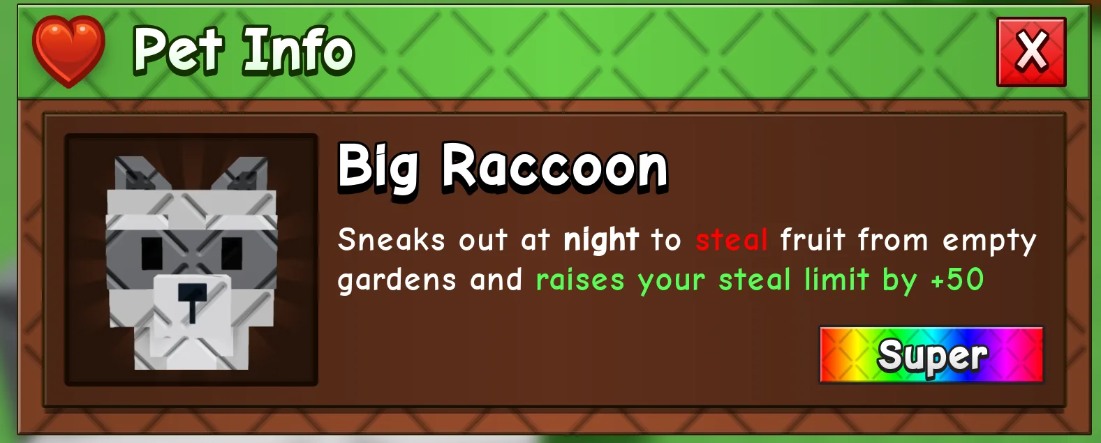Raccoon (Super)