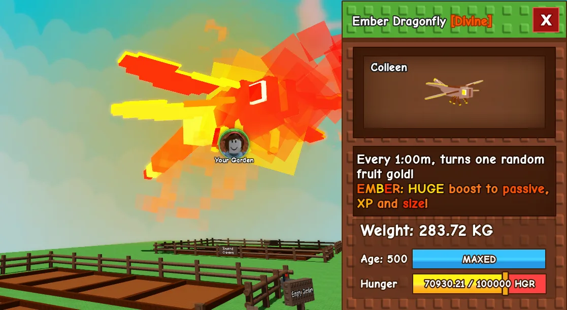 280.91kg+ Ember Dragonfly