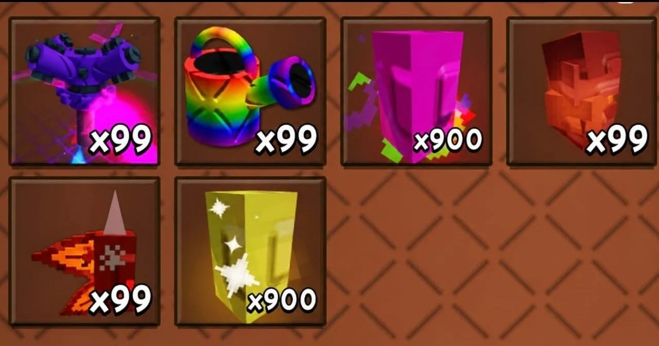 Full Pack 99x dragon breath 99x Ghost Pepper 99x super sprinkler 99x super watering can 999x rainbow seed 999x gold seed