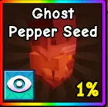 1x Ghost Pepper Seed