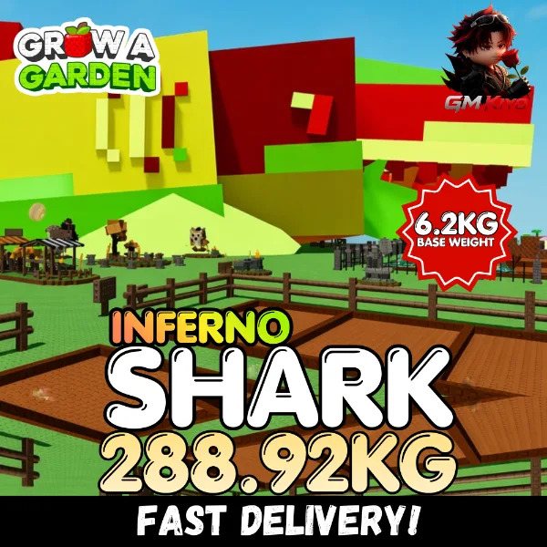 INFERNO Shark 288.92KG 6.2KG Base Age 500 INSTANT DELIVERY