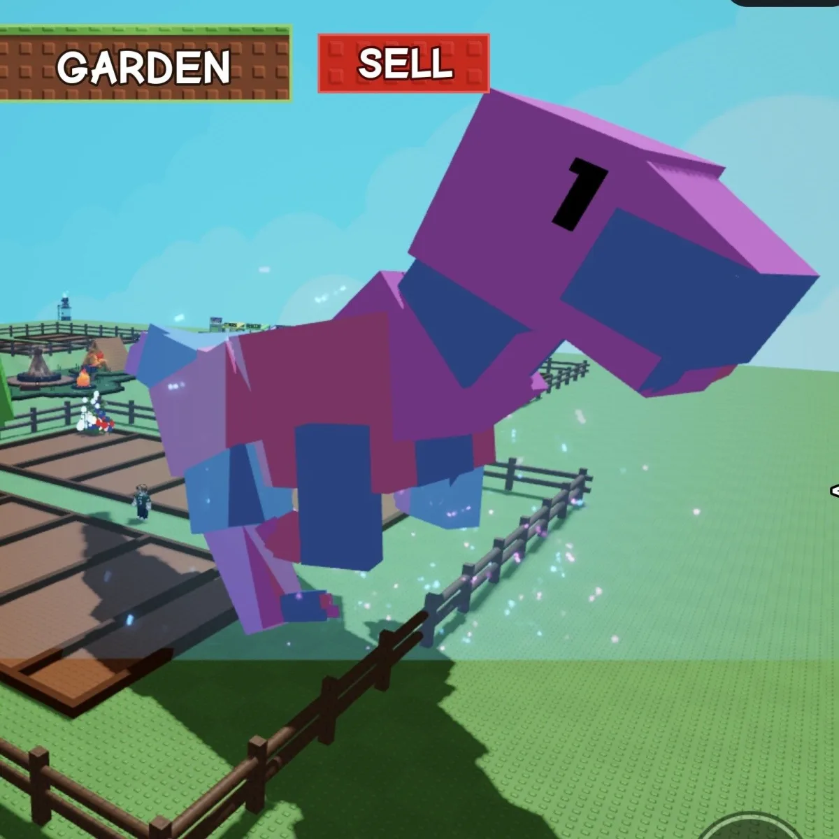 Level 500 - Blossoming T-REX 283.42 kg - Collectible Divine GAG Pet - Non Dupe