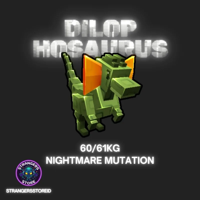 DILOPHOSAURUS HUGE 60/61KG NIGHTMARE GROW A GARDEN — Account account