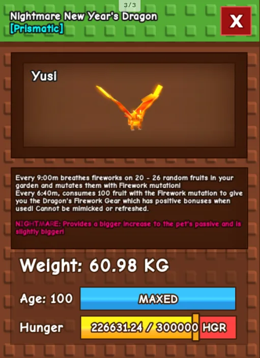HUGE NEW YEARS DRAGON NM / VENOM / EVER 60KG-61KG — Account account