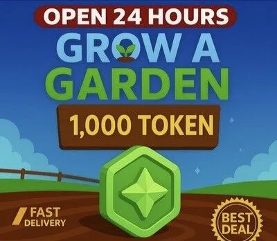 1,000 Token Ready 50K Token Grow a Garden Real Stock Quick Delivery Trusted Seller — Account account