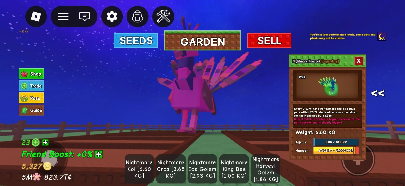 Nightmare Peacock