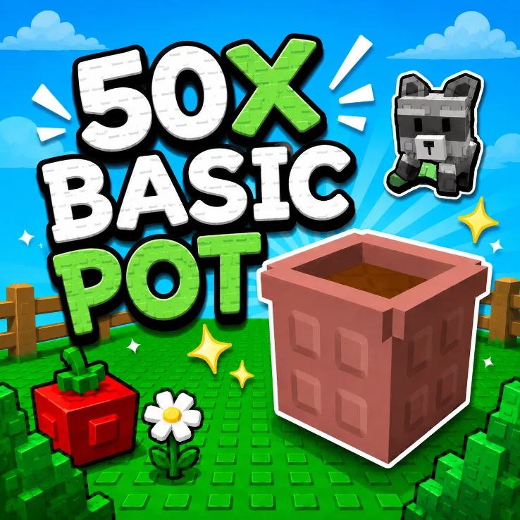 50x Basic Pot - INSTANT DELIVERY!