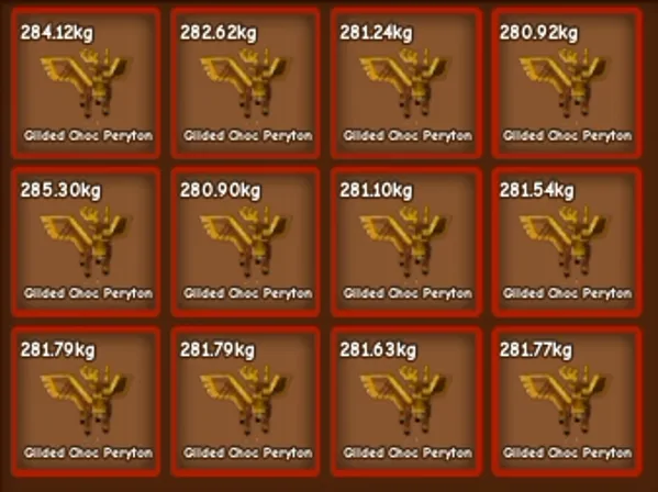 BUNDLE GCP 60x VENOM GILDED CHOC PERYTON 280-285KG AGE 500 - INSTAN DELIVERY