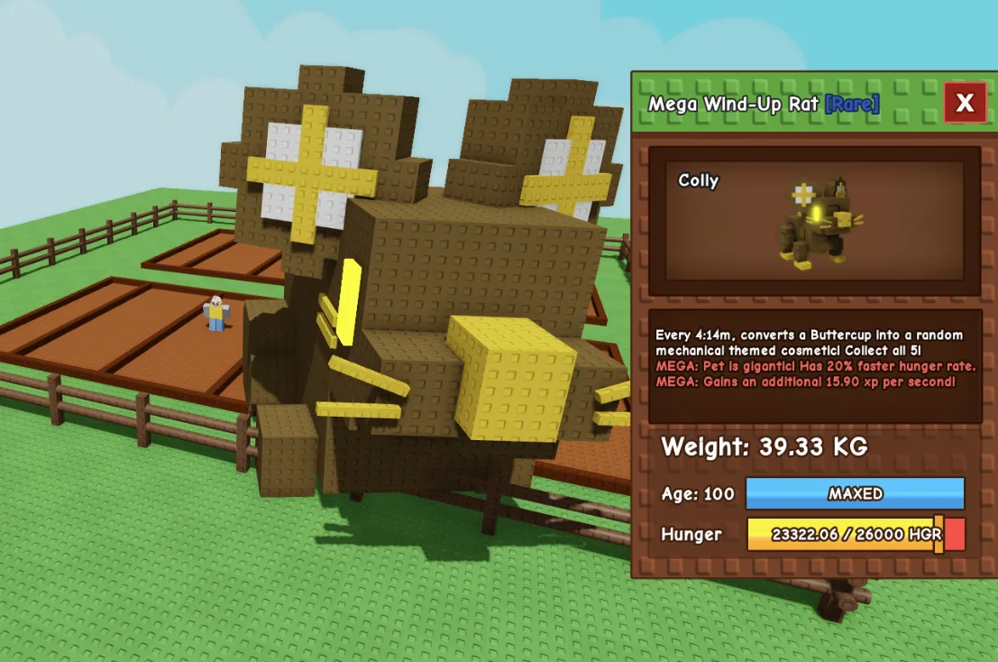 Mega Wind Up Rat - Mega Lımıted Pet 39.33KG