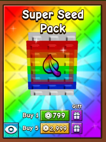 x5 Super Seed Pack