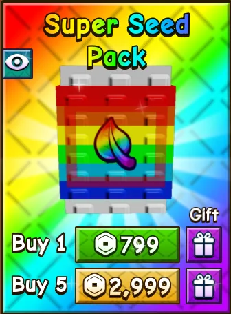 Super Seed Pack x5 Fast Delivery