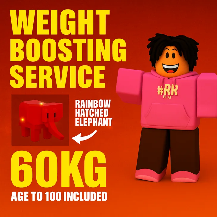 WEIGHT KG BOOSTING SERVICE 60KG - 61KG INCLUDING NM/VENOM/EVER AND LVL 100 — Account account