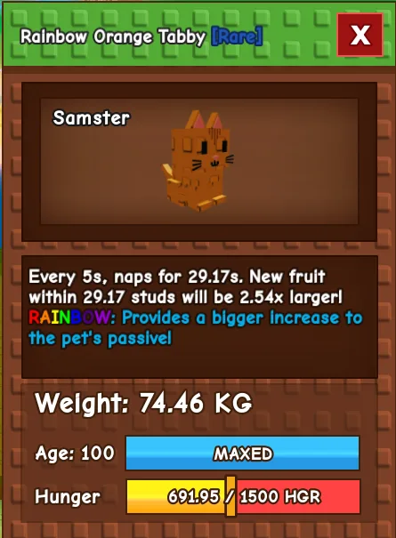 5s Semi Titanic Rainbow Orange Tabby 74.46KG INSTANT DELIVERY — Account account