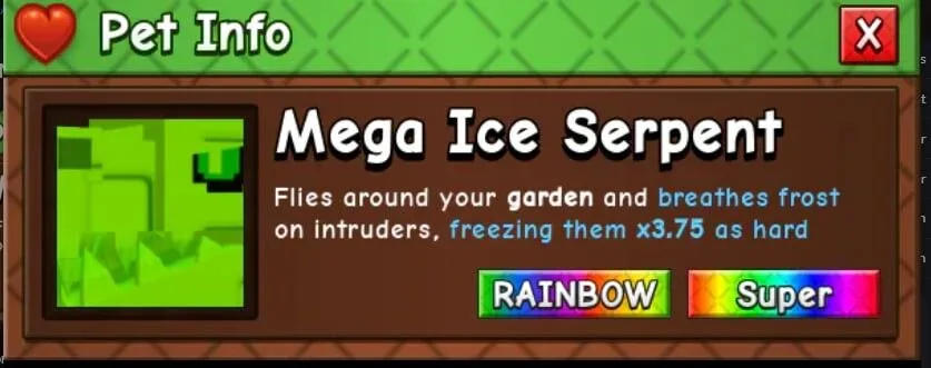 Ice Serpent (Super) — Account account