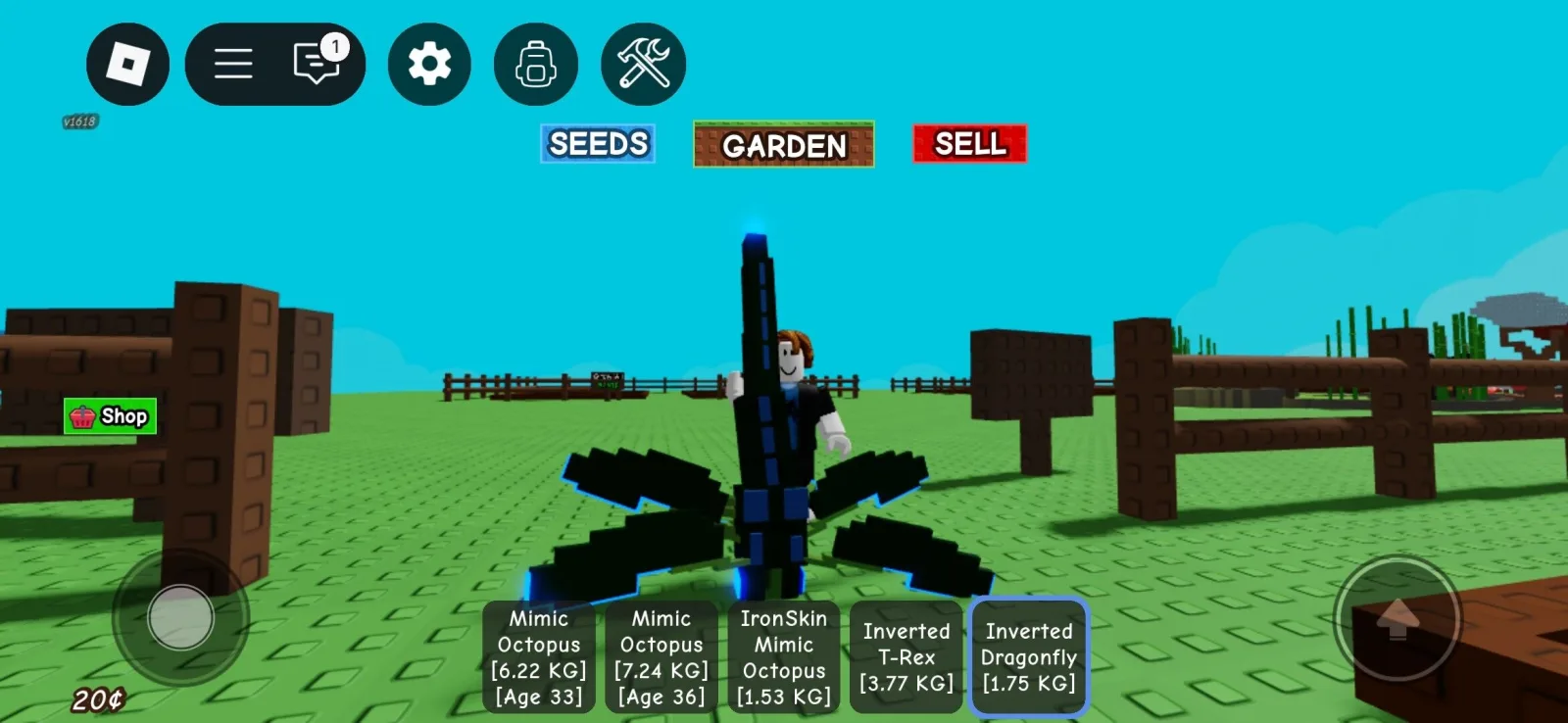 Inverted Dragonfly Grow a Garden
