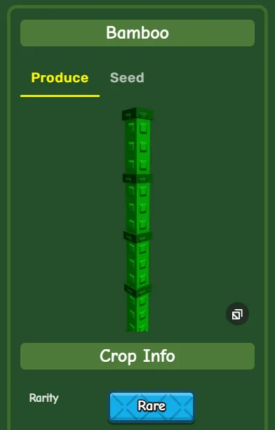Bamboo Seed (Rare) — Account account