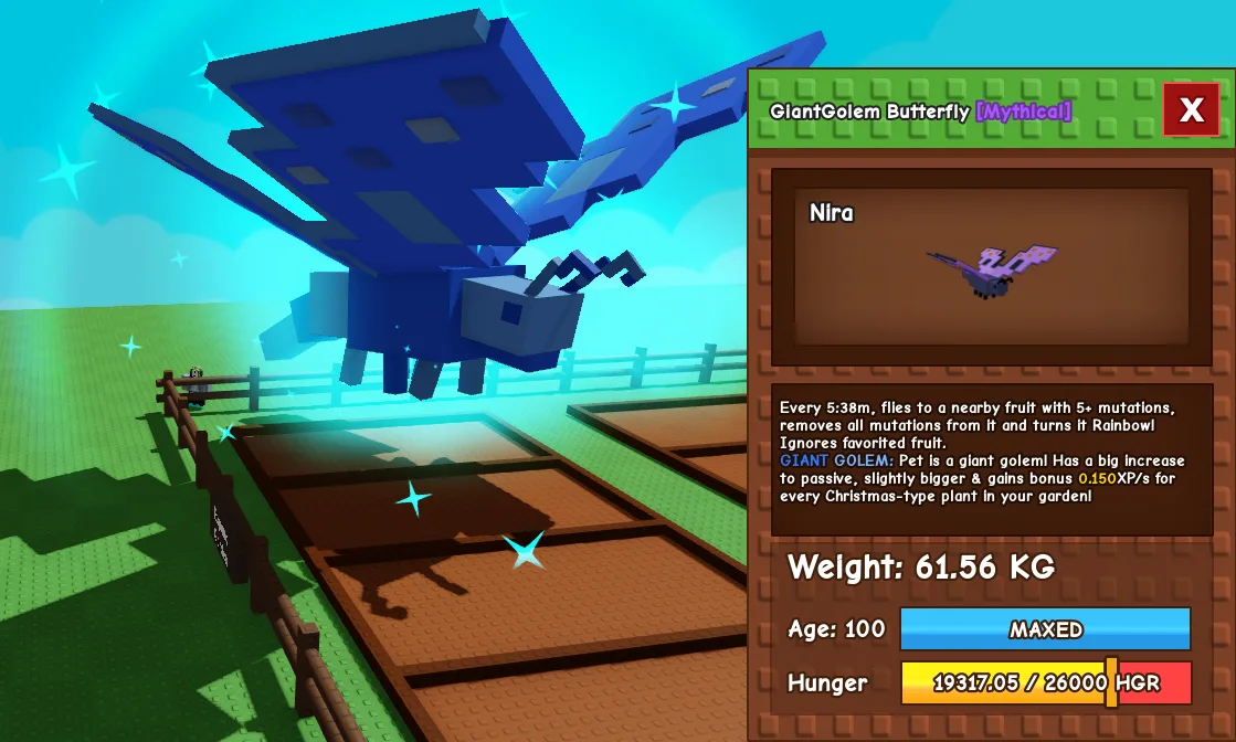 60kg+ GiantGolem Butterfly — Account account