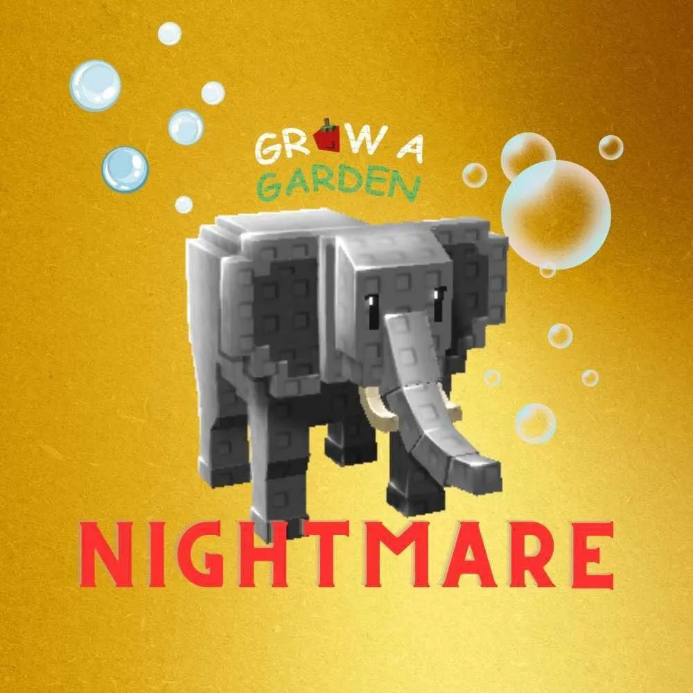 Nightmare Elephant 28+KG - Grow a Garden — Account account