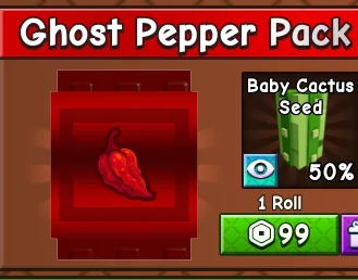 Ghost Pepper Pack 1 Roll 99RR — Account account
