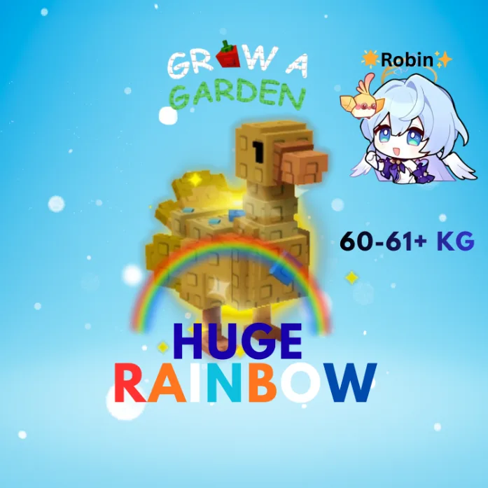 HUGE Rainbow Golden Goose - 60-61+KG - Grow a Garden — Account account
