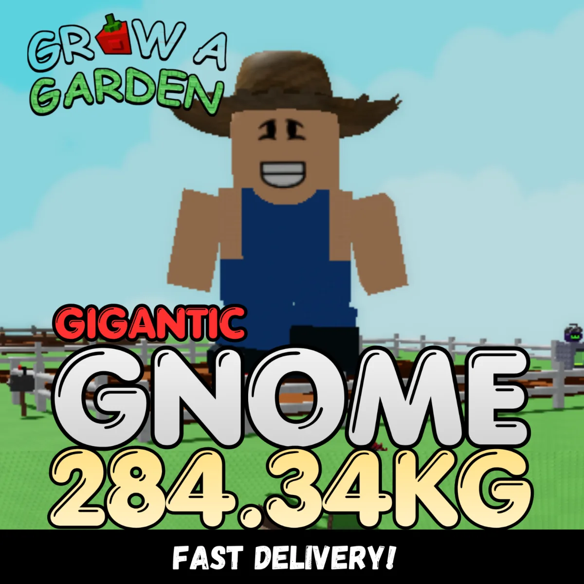 GIGANTIC Gnome 284.34KG Huge Age 500 INSTANT DELIVERY