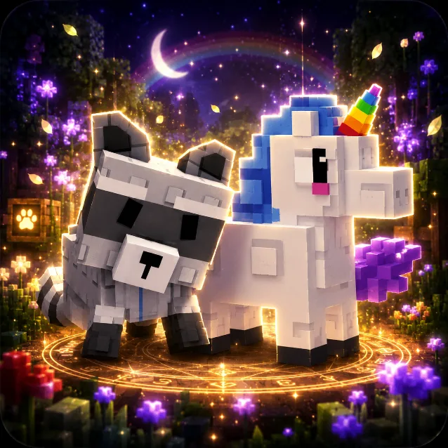 Divine Duo Bundle Raccoon + Unicorn Instant Delivery — Account account