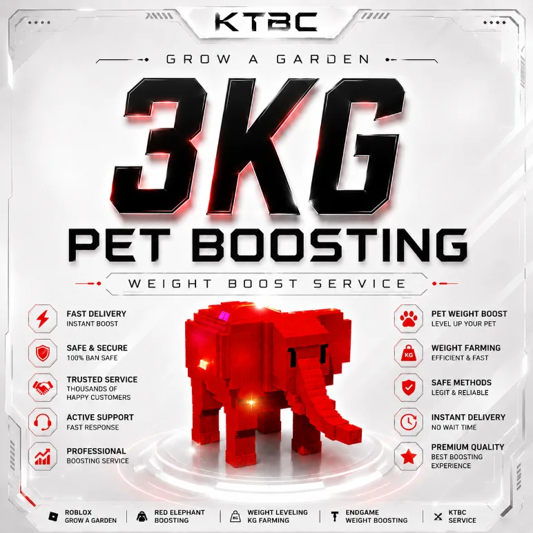 Grow A Garden +3KG Boosting Fast Process Trusted Seller KTBC — Account account