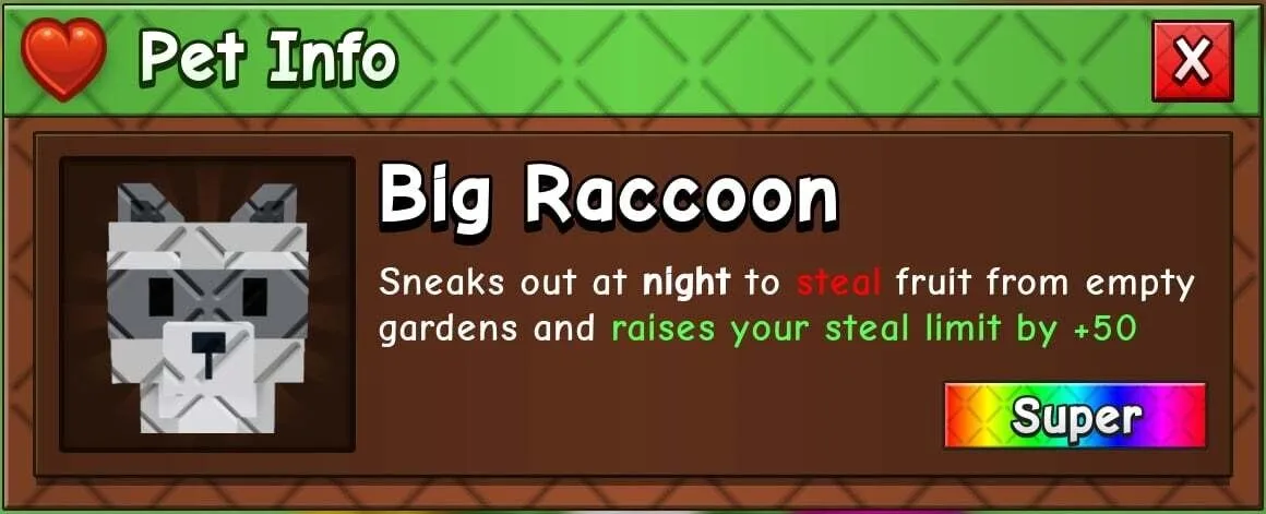 Raccoon (Super)