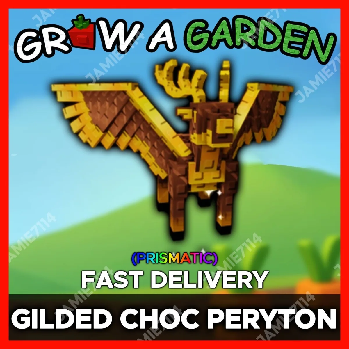 HUGE MAX AGE GILDED CHOC PERYTON CHEAPEST Grow a Garden FAST & EASY DELIVERY