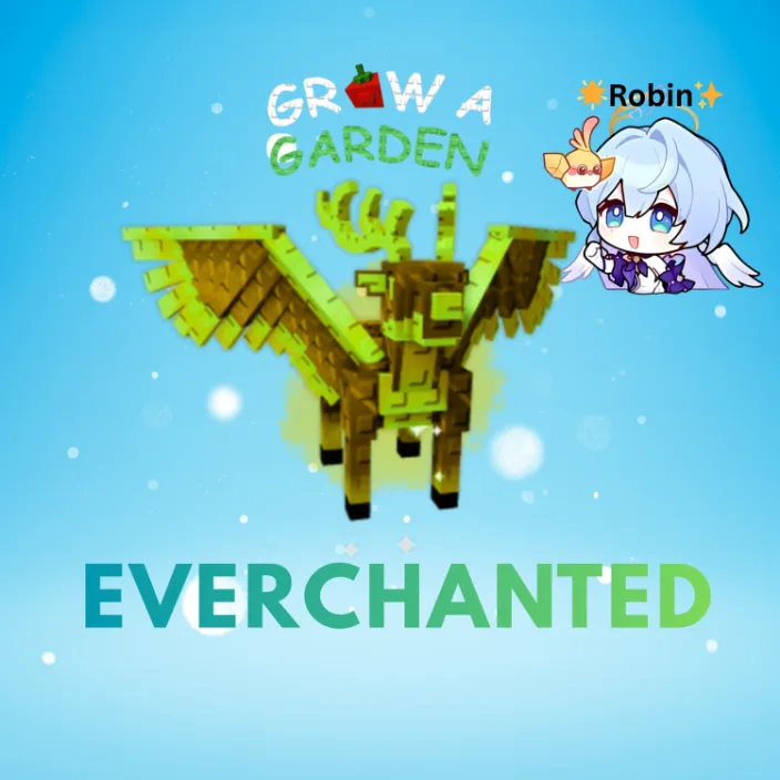 Everchanted Gilded Choc Peryton - Super Cool Mutation - Insane Exp Spread - Grow a Garden — Account account