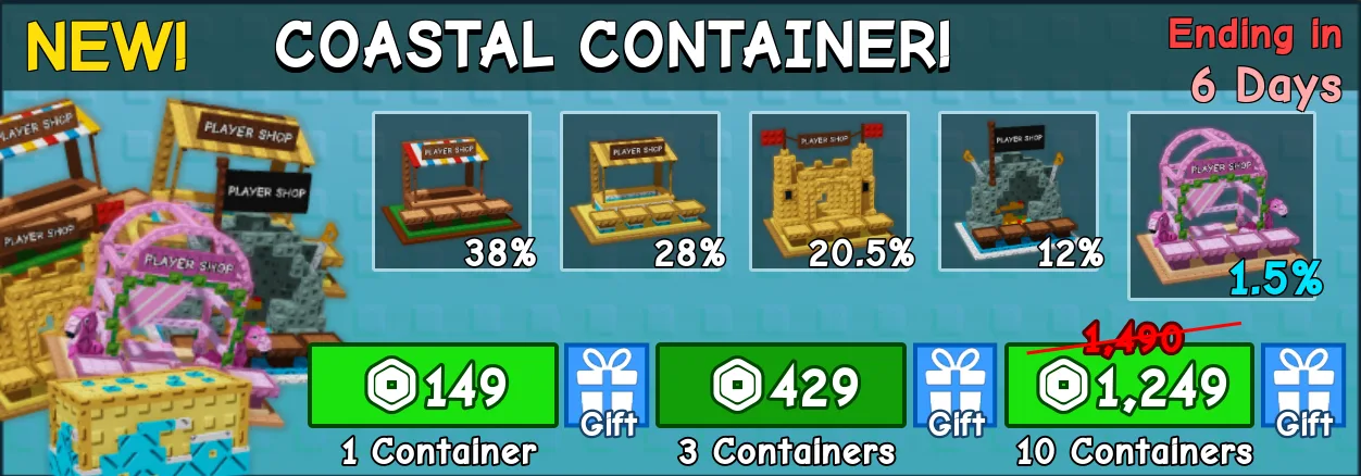 1x Coastal Container