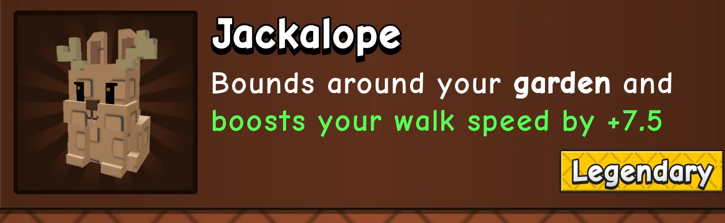 new jackalope pet fast and cheap (Legendary)