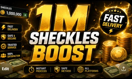 1M Sheckles Boost Quick Delivery & Secure — Account account